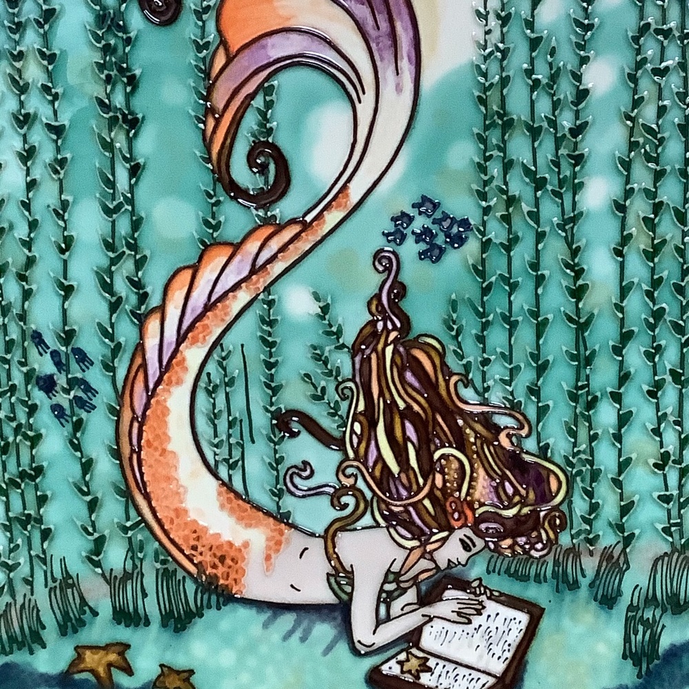 Magnificent Mermaid Wall Art ~ Large Wall Tile